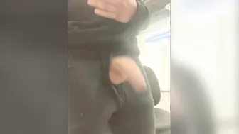 Cumming at work inside the warehouse