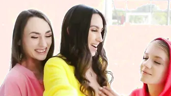 Sneaky Step Brother Getting To Banged Sister and Her Besties Same Time - Dani Damzel Dakota Burns Natalia Nix
