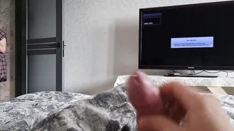 Step-sister came in my room Im jerking off a cock she noticed it and wants to watch how I cumhot