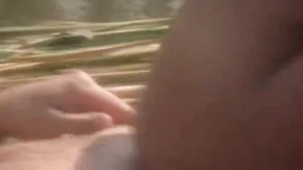Natural big boobed beauty cunt with mouth takes a huge penis into the