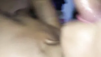 hispanic eighteen give a dripping and messy bj having fun with so much saliva and receiving faces creampie