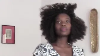 Slender East-Black hot Pounded Rough by White Camgirl Agent