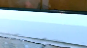 window spy webcam of freaky home alone housewife pretending not