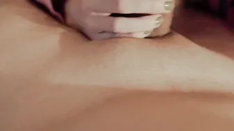 Woke Up My Beauty Eighteen gf For a Quick Blow Job and Boned - pov