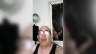Cummed at home