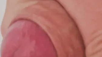 caressing my penis until he comes