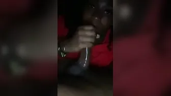Damn she can suck some penis