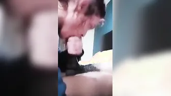 Made Amber suck my cock since she owes me cash