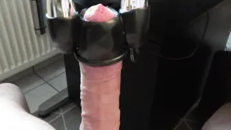 Handsfree penis fellatio dildo torment