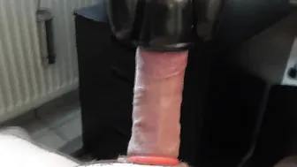 Handsfree penis fellatio dildo torment