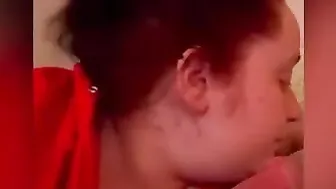 BBW takes gigantic dick with jizzed