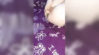 Nailed himself with a latex cock and dreams of you