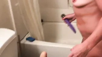 Vibrator butt screwed HOTT Cougar Double penatration