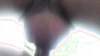 my cheating hispanic gf getting her bushy tight twat hard fuck into doggy style