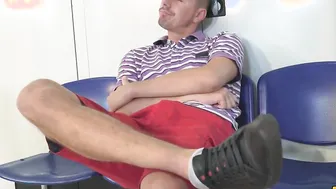 Fake Hostel - Huge big tit blonde tourist getting searched by