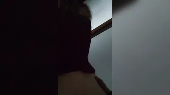Fiance sneaks off for quickie on floor.