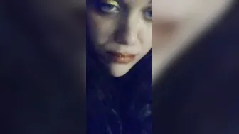 Smoking and squirting lonely fat housewife