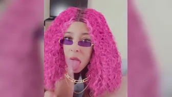 Blowing gigantic cock with filter snap chat
