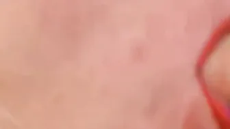 Oral Jizzed Fellatio Cum drink - Close up