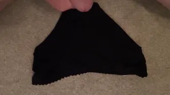 Cumming inside my Step Sisters Underwear as she watches