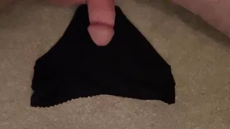 Cumming inside my Step Sisters Underwear as she watches