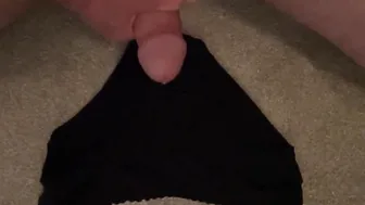 Cumming inside my Step Sisters Underwear as she watches