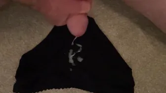 Cumming inside my Step Sisters Underwear as she watches