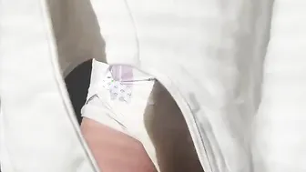 Diapered.