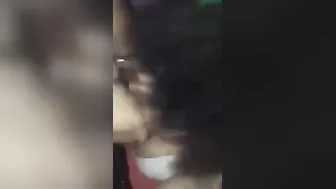 Juicy love sucking off penis