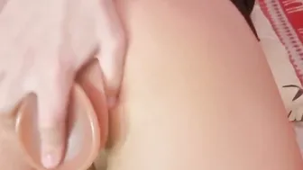 Sweet and dripping vagina fucking close up