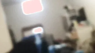 She watches me cum all over her