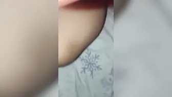 Gf wakes up for some sloppy anal