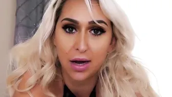 Gagging Gal Nina Kayy Blows Cock Deep Throat Style