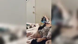 Smoking and relaxing into my african hot night dress with a Latino roommate part three
