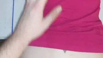 Fucking my fiance from behind cum on her hooters