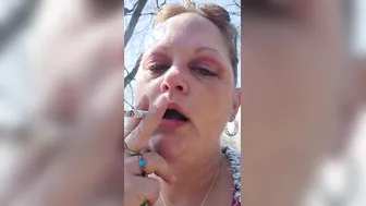 Close up quick smoke