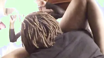 Amateur African Lovers live performance 3 Way  Lisa Rivera Don