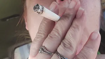 Insane closeup smoking corktip