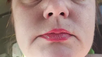 Insane closeup smoking corktip