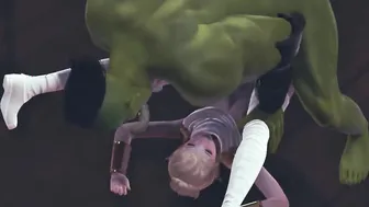 Orc penis is too huge for this snatch