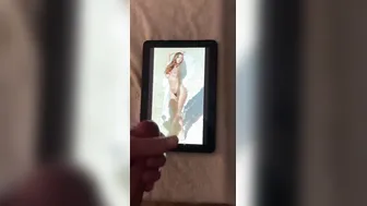 Demi-Rose's Pornstar Debut! Huge Load on Pastie Covered Boobs