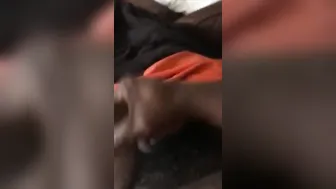 Orange shorts solo