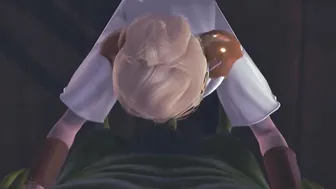 Adorable elf blows orc penis pov