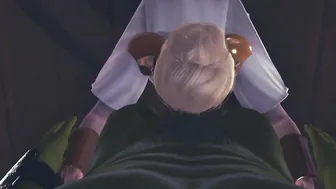 Adorable elf blows orc penis pov