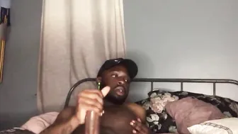 Solo hand job by youngslimpoke
