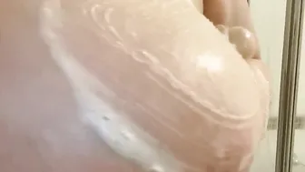 Having Fun with tits inside the shower