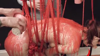 Waxed and flogged teenagers