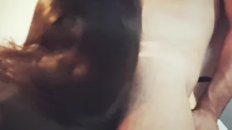 She blows me off and asks me to cum deep inside her incredible booty