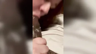 Big Black Dick getting sloppy blowjob