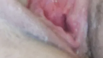 Squirt vagina closeup